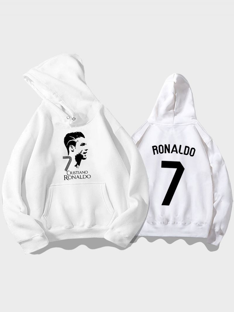 Cristiano Training Hoodie Ronaldo Nummer 7 Herrtopp