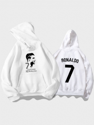 Cristiano Training Hoodie Ronaldo Nummer 7 Herrtopp