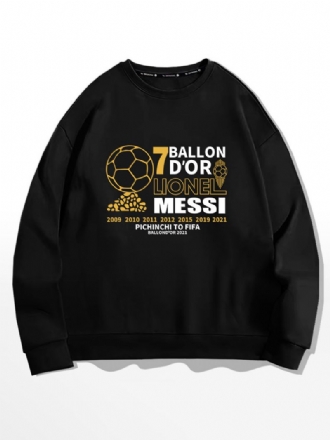 Messi Ballon D'or Sweatshirt Herrtröja