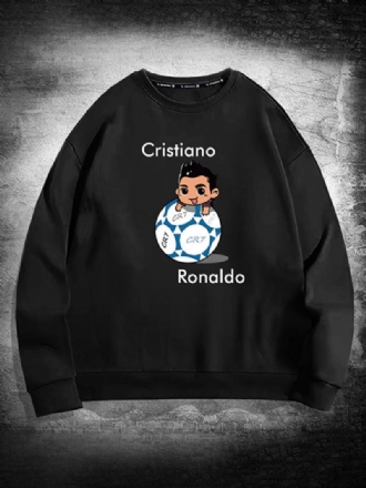 Ronaldo Sweatshirt Långärmad Topp För Män