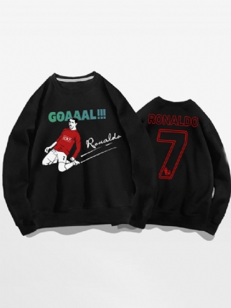 Ronaldo Sweatshirt Vuxen Topp För Män