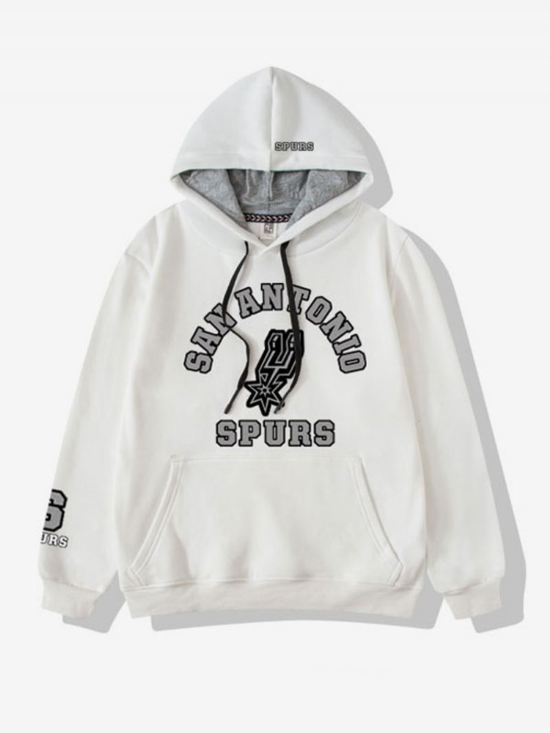 San Antonio Spurs Team Hoodie Herrtröja - Vit