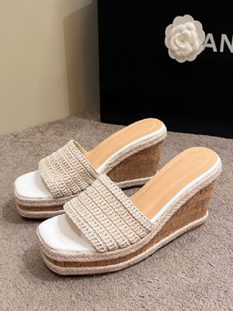 Damtofflor Kvinnor Platform Slip-on Sandal Slides