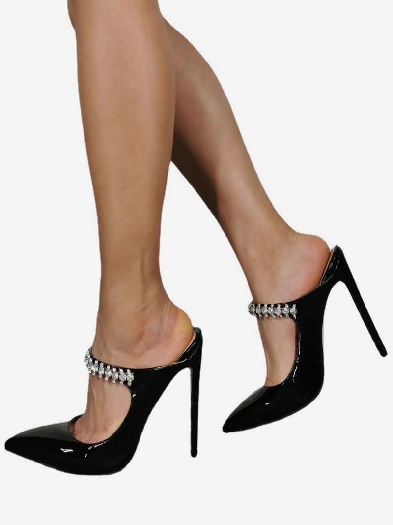 Dam Högklackat Plus Size Pumps Stiletto Heel Patent Pu Ovandel