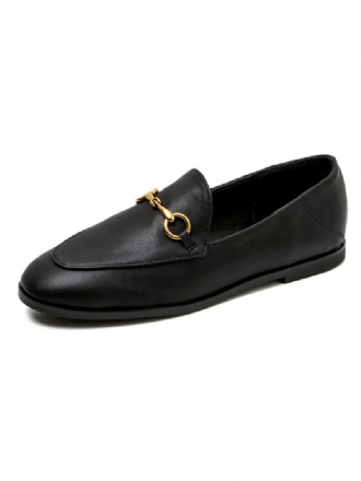 Casual Slip-on Loafers För Kvinnor Svart