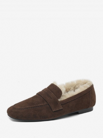 Dam Stilettklack Micro Mocka Övre Loafers