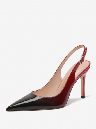 Slingback Klackar För Kvinnor Knappar Stiletto Heel Pumps