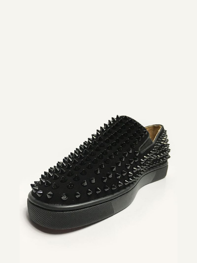 Herr Röda Mocka Spikes Slip-on Sneakers