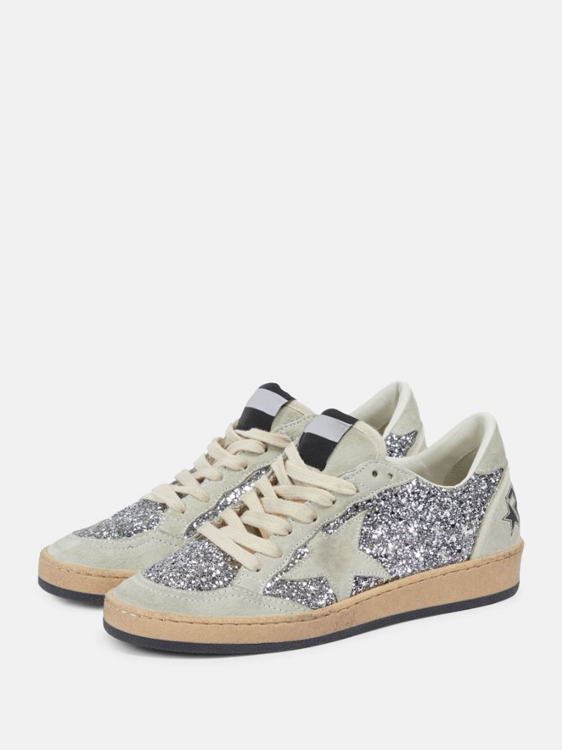 Sneakers För Män Glitter Låg-top Rund Toe Dubbade Casual Skor