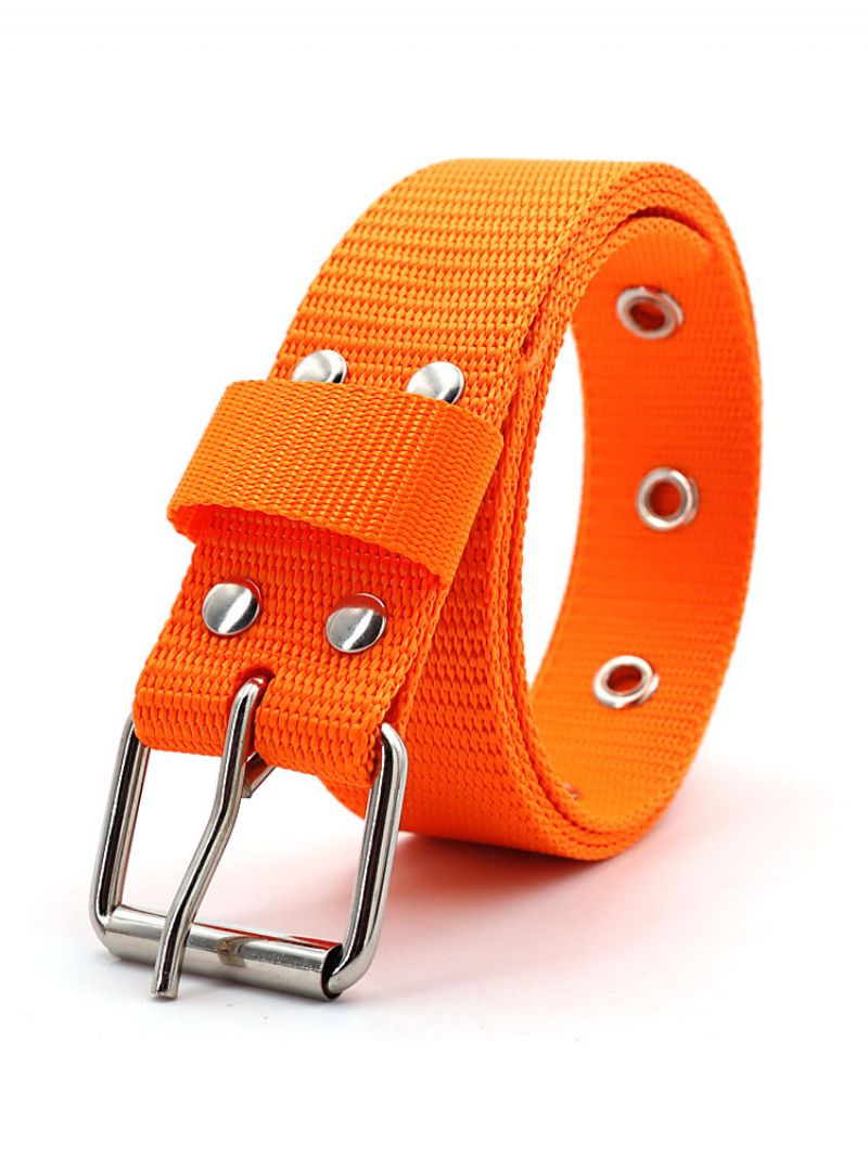 Män Bälte Nylon Chic Zink Alloy Daglig Casual Orange