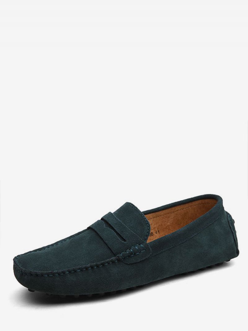 Herr Mocka Loafers Mockasin Slip-on Körskor För Män - Svart