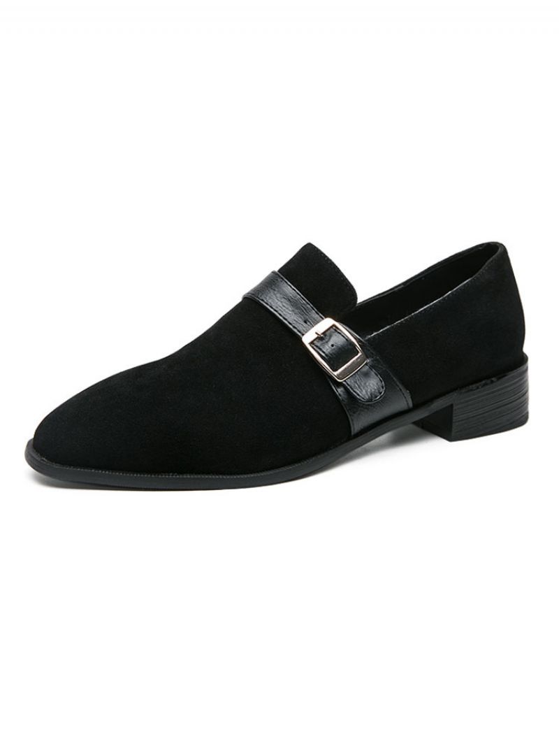 Herr Monk Strap Loafer Balfest Bröllopsskor Svart Slip-on Formell