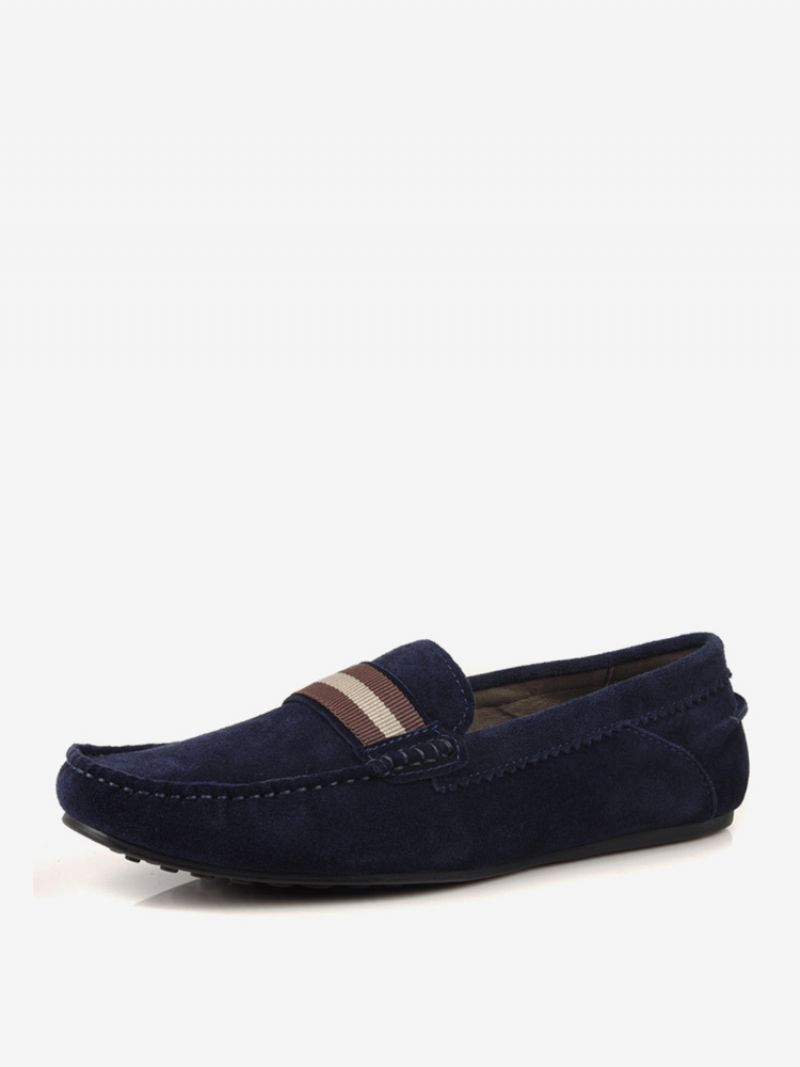 Kohud För Män Loafer Slip-on Skor - Djupblå