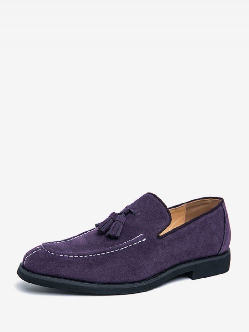 Loafer Skor För Herr Pu Läder Monk Strap Slip-on Prom Party