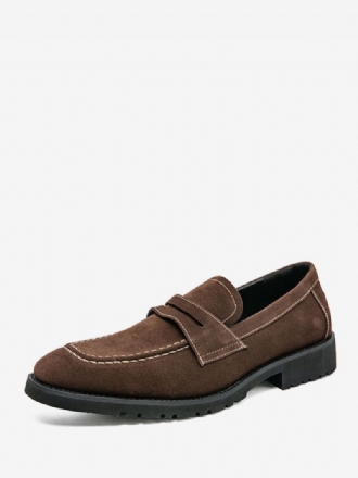 Loafer Skor För Herr Pu Läder Monk Strap Slip-on Prom Party