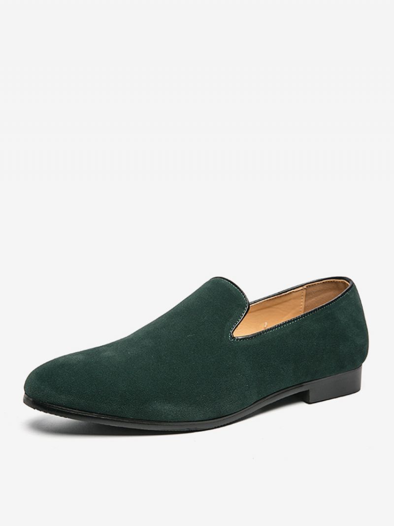 Prom Pu Läder Slip-on Loafer Skor För Män