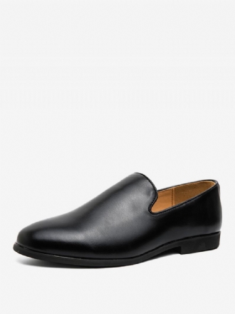 Prom Pu Läder Slip-on Loafer Skor För Män