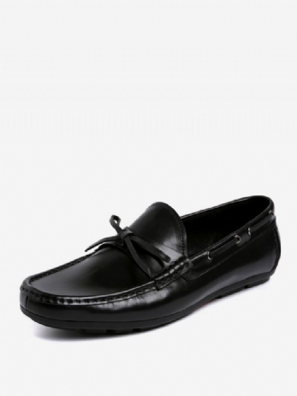 Slip-on Loafer Kohud Tofsskor För Män