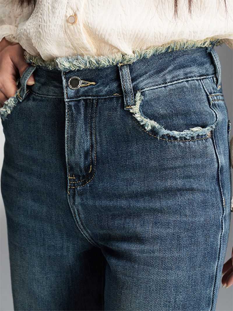 Jeans För Dam Modern Blå - Ljus Himmelsblå