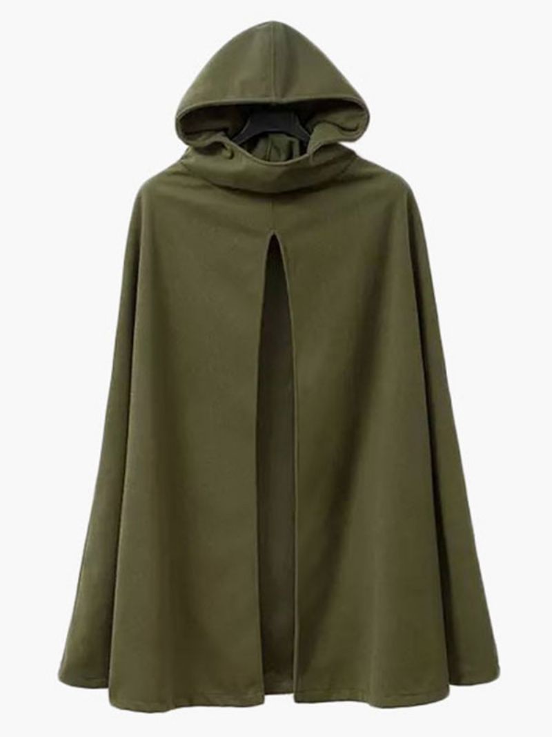 Damrock Cape Hoodie Jacka Poncho Coat - Hunter Green