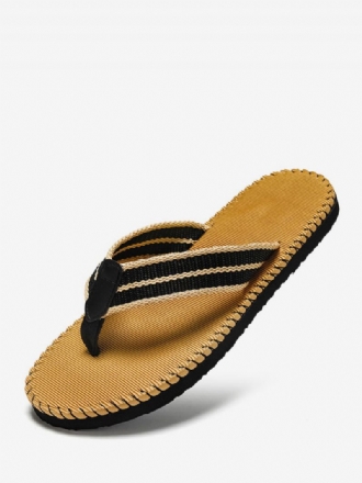 Sandaler För Män Slip-on Pu-läder Eva-sula