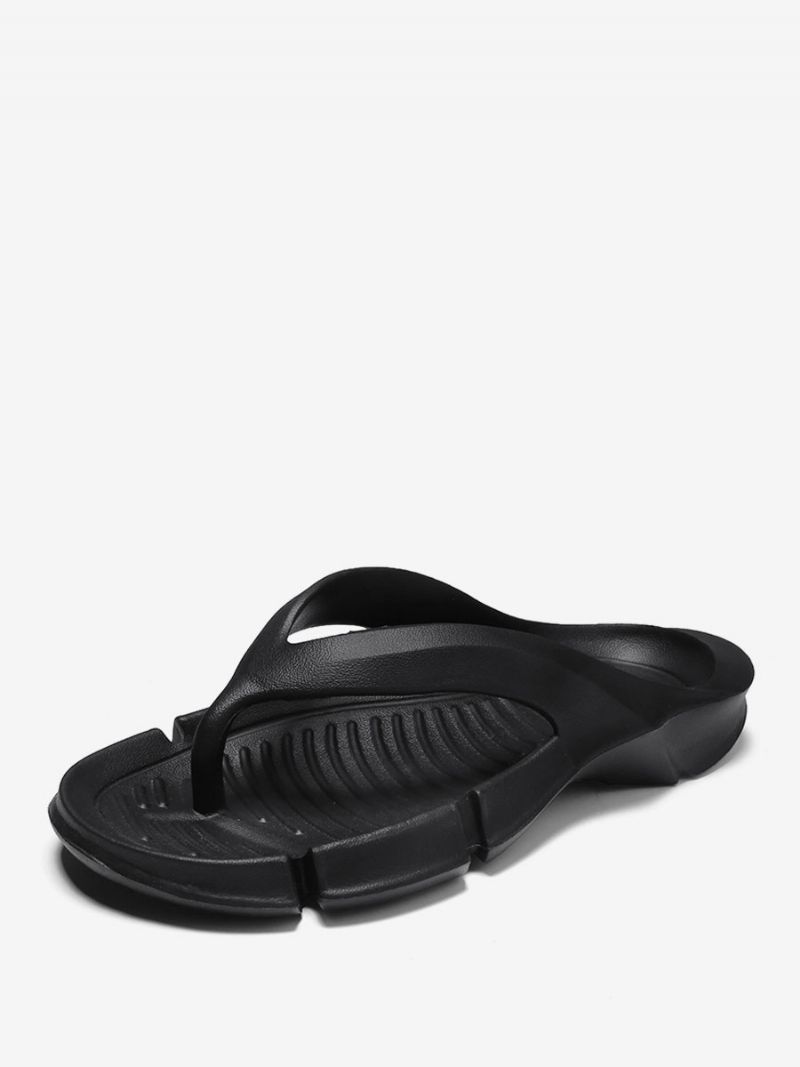 Sandaler För Män Slip-on Pu-läder Eva-sula