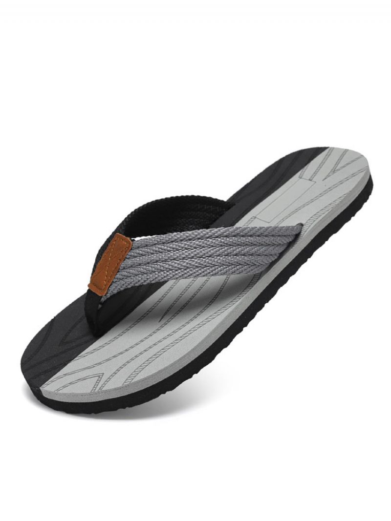 Sandaler För Män Slip-on Pvc Övre Eva-sula